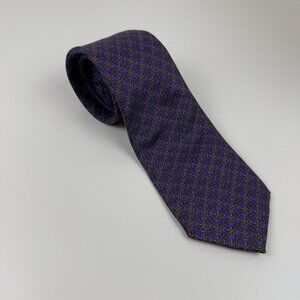 Vintage Damon Purple Paisley Silk‎ Mens Neck Tie